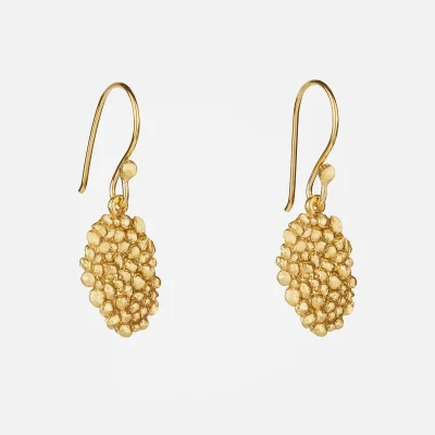 Canto Rodado Pendiente Pequeño Gancho Ouro